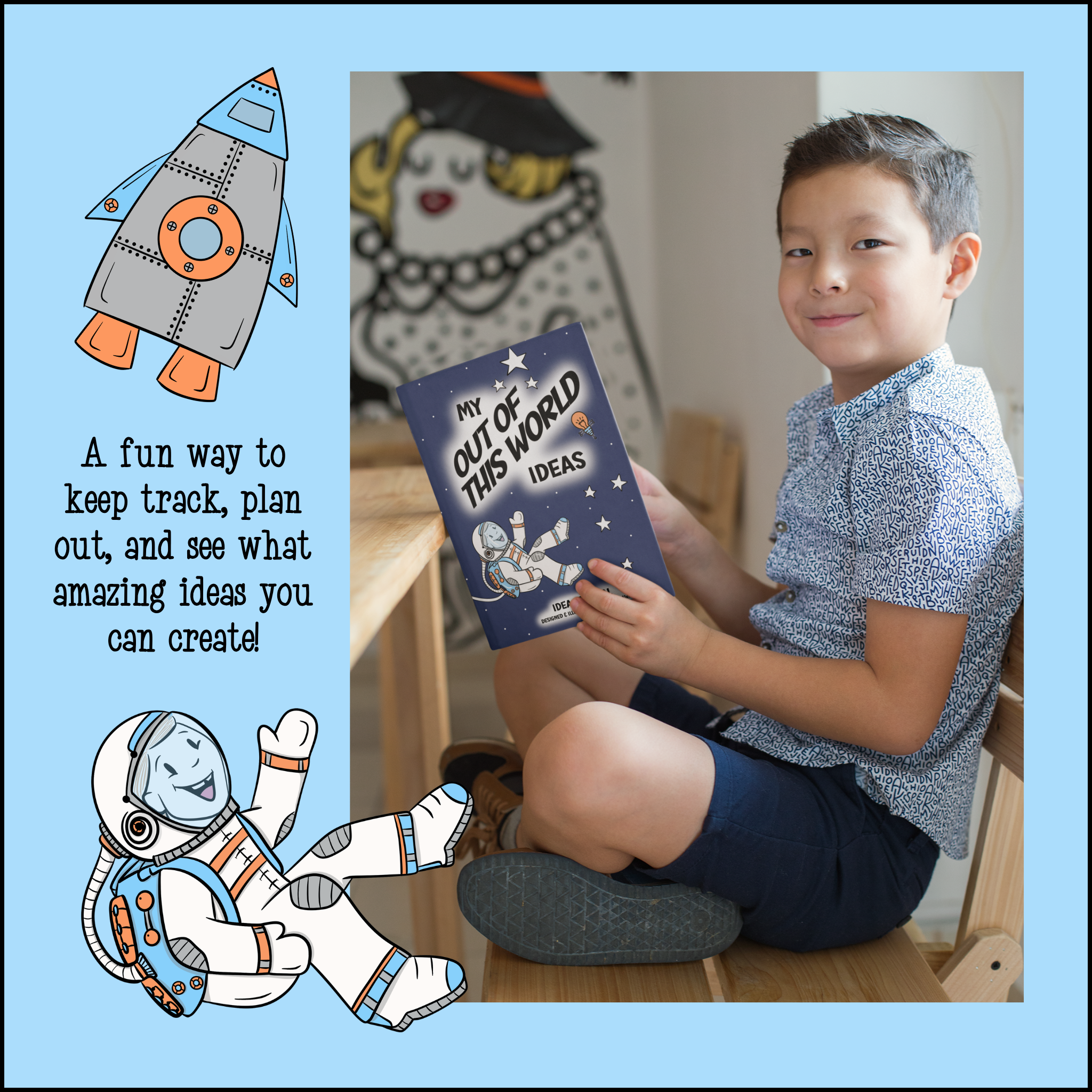 My Out of This World Ideas – Space-Themed Idea Journal
