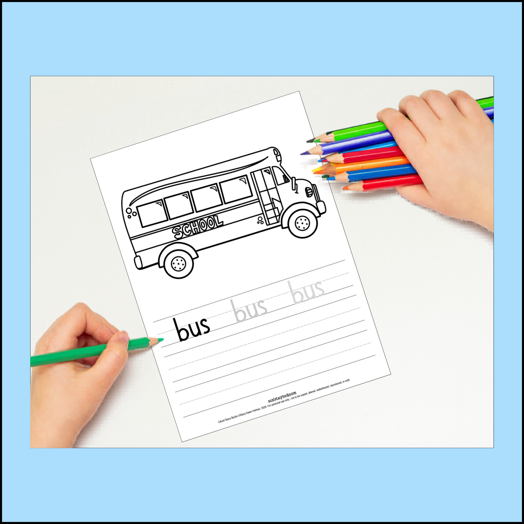 Let's Go! Printing Practice Activity Workbook - Printable PDF