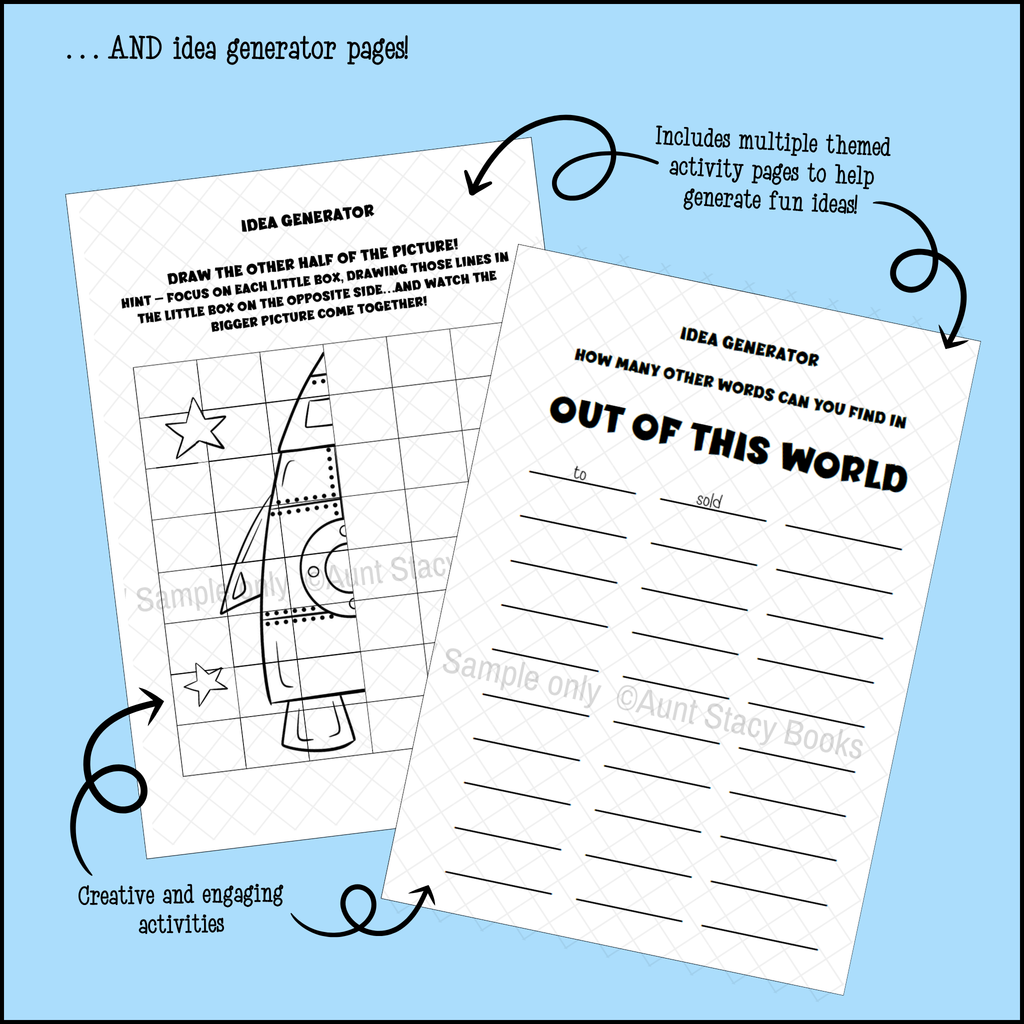 My Out of This World Ideas – Space-Themed Idea Journal