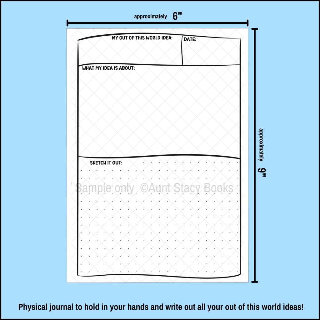 My Out of This World Ideas – Space-Themed Idea Journal