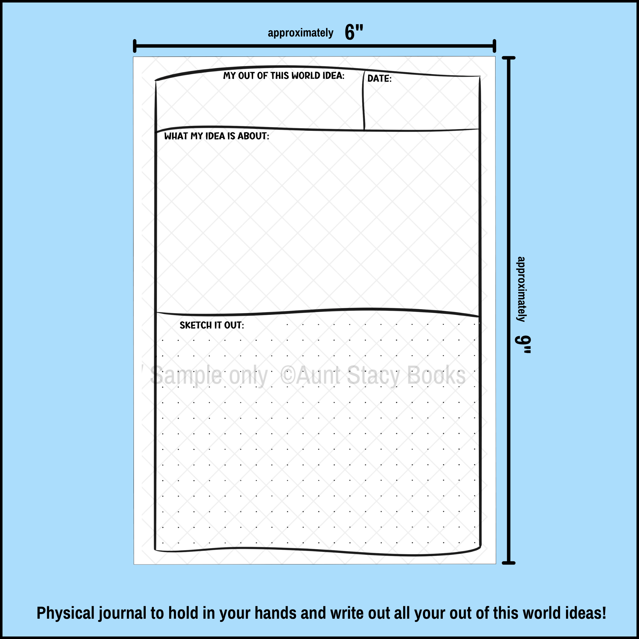 My Out of This World Ideas – Space-Themed Idea Journal