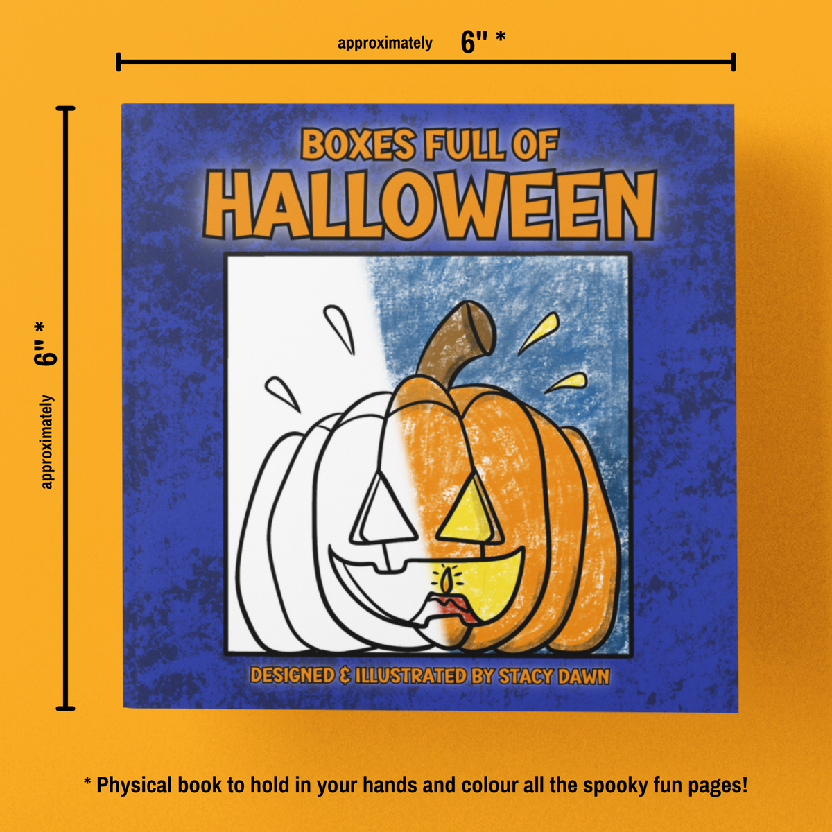 Boxes Full of Halloween Colouring Book